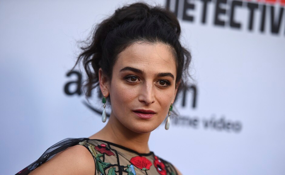 Jenny Slate arrives at the Los Angeles premiere of Comrade Detective. Photo by AP Jenny Slate arrives at the Los Angeles premiere of Comrade Detective. Photo by AP